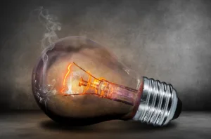 light bulb incandescent smoke crack 503881